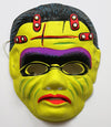 Vintage Frankenstein Halloween Mask Topstone Black Light Reactive Universal Monster