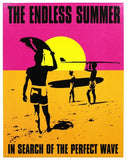 Endless Summer Tin Metal Sign Classic Movie Poster Surfing Beach Tiki Bar Ocean