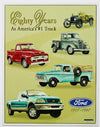 Ford 80 Years Americas #1 Pickup Truck Tin Metal Sign F Series F150 Anniversary B098