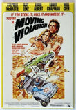 Moving Violation FRIDGE MAGNET Movie Poster Classic Hollywood Car Chase Film H11