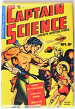 Captain Science Comic Book FRIDGE MAGNET Sci Fi Pulp Fiction Space Man Rocket