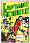 Captain Science Comic Book FRIDGE MAGNET Sci Fi Pulp Fiction Space Skeleton Monster