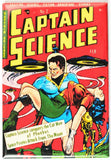 Captain Science No 2 Comic Book FRIDGE MAGNET Sci Fi Pin Up Girl  Space Saucer