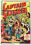 Captain Science Comic Book FRIDGE MAGNET Sci Fi Alien Snake Monsters