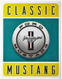 Classic Mustang Tin Metal Sign Ford 5.0 GT Shelby Cobra 289 Pony Fastback Fox Box