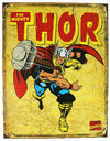 The Mighty Thor Tin Metal Sign Marvel Comics Avengers Iron Man Superhero D044
