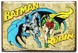 Batman and Robin FRIDGE MAGNET Vintage Style Comic Book DC Comics Retro