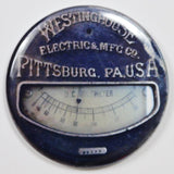 Westinghouse Pittsburgh Steampunk Gauge FRIDGE MAGNET Meter Vintage Style 2 1/4"