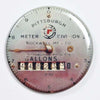 Pittsburgh Meter Division Steampunk Gauge FRIDGE MAGNET Vintage Style 2 1/4" Round