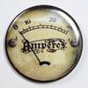Amperes Steampunk Gauge FRIDGE MAGNET Vintage Style 2 1/4 Inches Round Meter Style