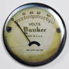Yankee Steampunk Gauge MeterFRIDGE MAGNET Vintage Style Made in the USA 2 1/4" Rnd