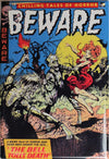 Beware Comics No 10 FRIDGE MAGNET Comic Book Zombies 50s