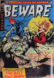 Beware Comics No 10 FRIDGE MAGNET Comic Book Zombies 50s
