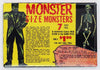 Monster Size Monster Comic Book Ad FRIDGE MAGNET Frankenstein Skeleton