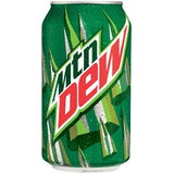 Mountain Dew Can Die Cut Large Premium Tin Metal Sign Pepsi Ande Rooney Pop Soda