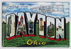 Greetings From Dayton Ohio Postcard FRIDGE MAGNET Wright Flyer UD