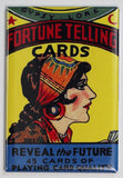Fortune Telling Cards FRIDGE MAGNET Gypsy Vintage Style Teller