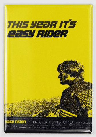 Easy Rider Movie Poster FRIDGE MAGNET Fonda Hopper Motorcycle Bike Har ...
