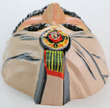 Vintage Zoltar Genie Halloween Mask 1970s 80s Sheik Wizard Zoltan Arabian Prince