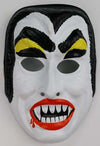 Vintage Dracula Halloween Mask Horror Monster Vampire Creepy Scary Costume