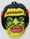 Vintage Frankenstein Halloween Mask Monster Hong Kong Fun World Costume Horror