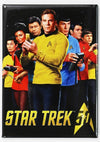 Star Trek FRIDGE MAGNET Captain Kirk Mr Spock 1960's Enterprise