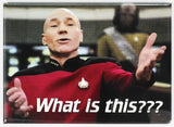 Star Trek The Next Generation FRIDGE MAGNET Captain Jean Luc Picard What is This? Meme