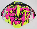 Vintage Wicked Witch Halloween Mask Pink Hat Creepy Oz Monster Y086