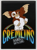 Gizmo Gremlins Handle With Care Refrigerator FRIDGE MAGNET 1980's  J31
