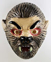Vintage Werewolf Wolf man Halloween Mask Monster Scary Creepy Y221