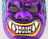 Vintage Purple Monster Halloween Mask Neon 1980s Gorilla Ape Y210