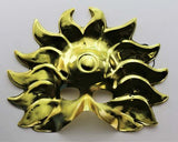 Golden Sun Man Halloween Mask Gold Spaceman Celestial Star Man Solar System Y232