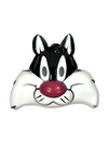Vintage AS IS Cracked Looney Tunes Sylvester Cat Halloween Mask Tweety Bird Bugs Bunny Y223
