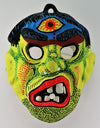 Vintage Cyclops Monster Halloween Mask Third Eye Scary Ghoul