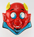 Vintage Cartoon Red Devil Halloween Mask Kid Demon Y163