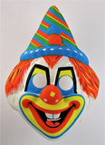 Vintage Clown Halloween Mask Ben Cooper Collegeville Circus