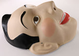Vintage Ben Cooper Pee-Wee Herman Halloween Mask Pee Wees Playhouse 1987 Peewee Pee Wee