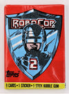 Vintage Topps RoboCop 2 Trading Cards Wax Pack Movie Cards Arnold Schwarzenneger