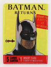 Vintage 1992 DC Comics Batman Returns Trading Cards Wax Pack O-Pee-Chee