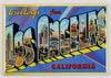 Greetings From Los Angeles California Postcard FRIDGE MAGNET H03