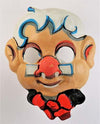 Vintage Old Man Lady Halloween Mask Collegeville Ben Cooper 1980s Y245