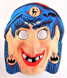 Vintage Topstone Gypsy Witch Halloween Mask Collegeville Ben Cooper 1980s Y105