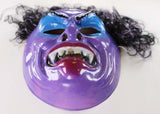 Vintage Purple Vampire Dracula Monster Halloween Mask Vampiro 1980 Ben Cooper