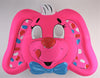 Vintage Hallmark Ben Cooper Yum Yums Easter Bunny Halloween Mask 1989 Pink Rabbit