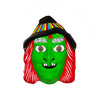 Vintage Green Witch Halloween Mask Ben Cooper Collegeville Style Y172