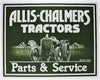Allis-Chalmers Tractors Parts and Service Tin Metal Sign Model B WC WD D15 D17 Harvester