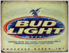 Bud Light Tin Metal Sign Bar Alcohol Budweiser Anheuser Busch