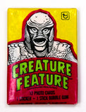 Creature Feature Vintage Trading Cards FOUR Wax Packs 1980 Topps Universal