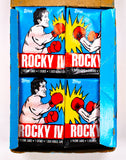 Rocky IV Vintage Trading Cards TWO Wax Packs 1985 Topps Balboa Boxing Boxer