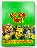 You Slay Me Vintage Monster Trading Cards ONE Wax Pack 1992 Frankenstein Wolf
